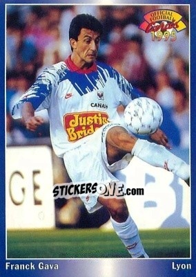 Sticker Franck Gava - U.N.F.P. Football Cards 1994-1995 n. 81 - Panini
