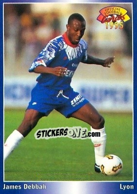 Sticker James Debbah - U.N.F.P. Football Cards 1994-1995 n. 85 - Panini