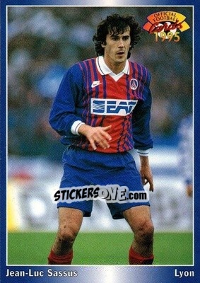 Cromo Jean-Luc Sassus - U.N.F.P. Football Cards 1994-1995 - Panini
