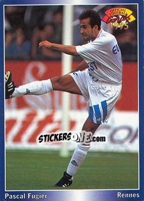 Sticker Pascal Fugier - U.N.F.P. Football Cards 1994-1995 n. 90 - Panini