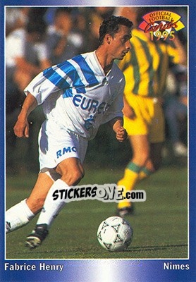 Figurina Fabrice Henry - U.N.F.P. Football Cards 1994-1995 - Panini