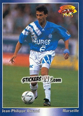Figurina Jean-Philippe Durand - U.N.F.P. Football Cards 1994-1995 - Panini