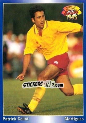 Sticker Patrck Collot - U.N.F.P. Football Cards 1994-1995 n. 102 - Panini