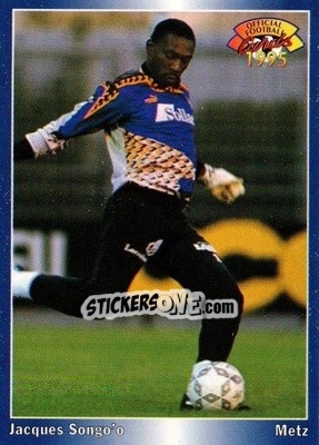 Cromo Jacques Songo'o - U.N.F.P. Football Cards 1994-1995 - Panini