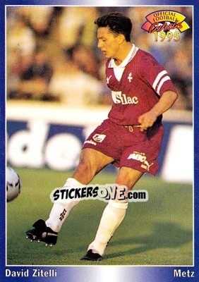 Sticker David Zitelli - U.N.F.P. Football Cards 1994-1995 n. 109 - Panini
