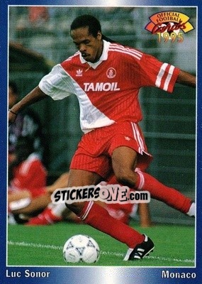 Sticker Luc Sonor - U.N.F.P. Football Cards 1994-1995 n. 119 - Panini