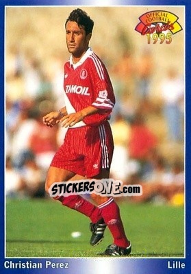 Figurina Christian Perez - U.N.F.P. Football Cards 1994-1995 - Panini