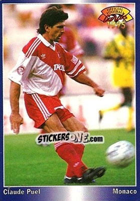 Sticker Claude Puel - U.N.F.P. Football Cards 1994-1995 n. 122 - Panini