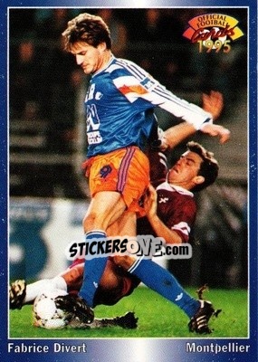 Sticker Fabrice Divert - U.N.F.P. Football Cards 1994-1995 n. 133 - Panini