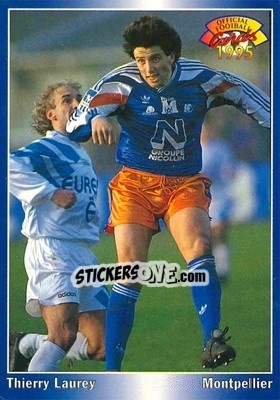 Sticker Thierry Laurey - U.N.F.P. Football Cards 1994-1995 n. 135 - Panini