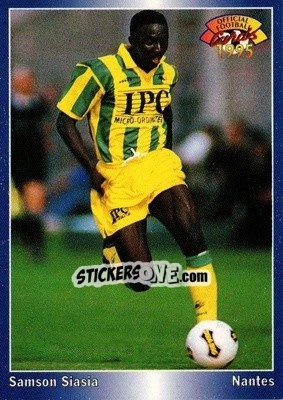Figurina Samson Siasia - U.N.F.P. Football Cards 1994-1995 - Panini