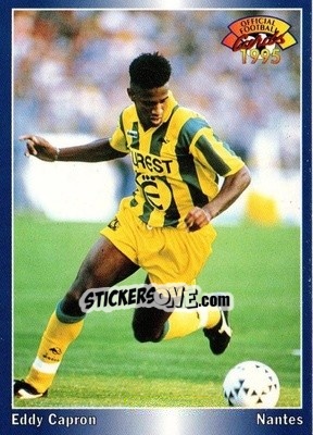 Sticker Eddy Capron - U.N.F.P. Football Cards 1994-1995 - Panini