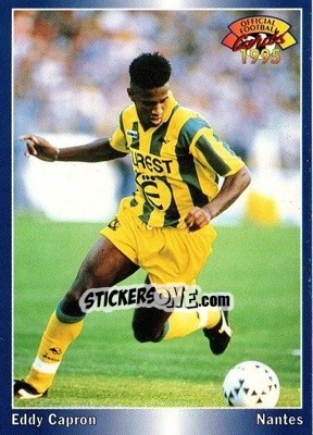 Sticker Eddy Capron - U.N.F.P. Football Cards 1994-1995 n. 140 - Panini