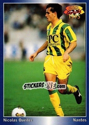 Figurina Nicolas Ouedec - U.N.F.P. Football Cards 1994-1995 - Panini