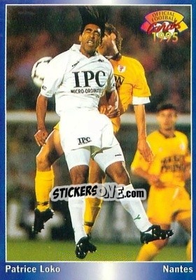 Figurina Patrice Loko - U.N.F.P. Football Cards 1994-1995 - Panini