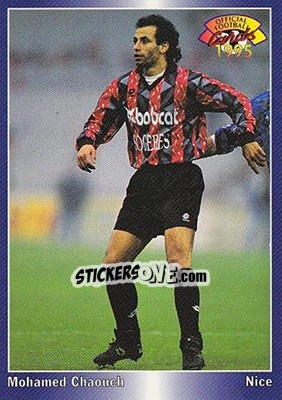 Sticker Mohamed Chaouch - U.N.F.P. Football Cards 1994-1995 n. 149 - Panini