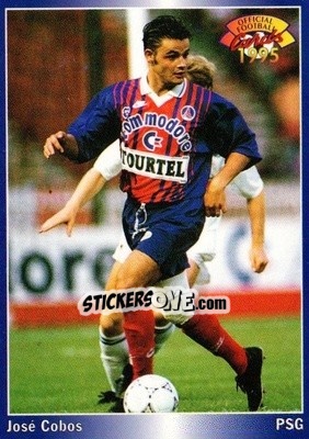 Sticker Jose Cobos - U.N.F.P. Football Cards 1994-1995 n. 161 - Panini