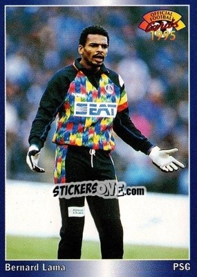 Sticker Bernard Lama - U.N.F.P. Football Cards 1994-1995 n. 162 - Panini