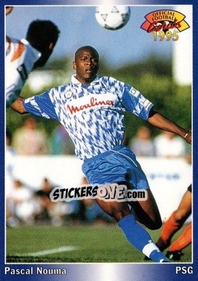 Sticker Pascal Nouma - U.N.F.P. Football Cards 1994-1995 n. 164 - Panini