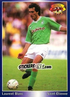 Sticker Laurent Blanc - U.N.F.P. Football Cards 1994-1995 n. 166 - Panini
