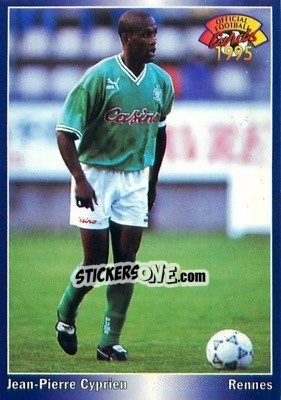 Cromo Jean-Pierre Cyprien - U.N.F.P. Football Cards 1994-1995 - Panini
