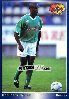 Sticker Jean-Pierre Cyprien - U.N.F.P. Football Cards 1994-1995 n. 167 - Panini