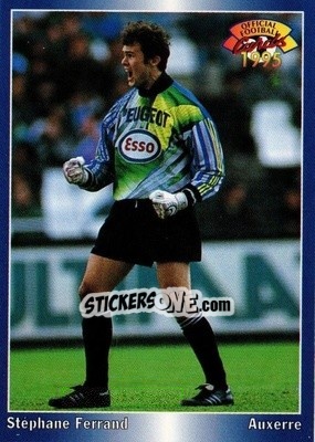 Figurina Stephane Ferrand - U.N.F.P. Football Cards 1994-1995 n. 177 - Panini