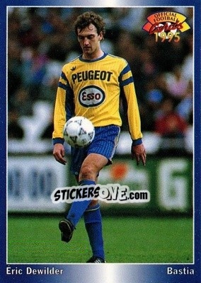 Sticker Eric Dewilder - U.N.F.P. Football Cards 1994-1995 - Panini