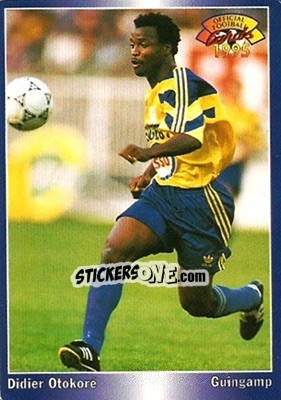 Sticker Didier Otokore - U.N.F.P. Football Cards 1994-1995 n. 182 - Panini