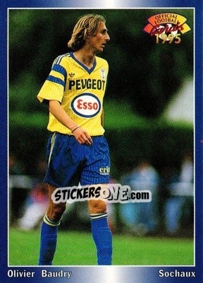 Sticker Olivier Baudry - U.N.F.P. Football Cards 1994-1995 n. 183 - Panini