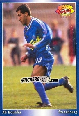 Sticker Ali Bouafia - U.N.F.P. Football Cards 1994-1995 n. 187 - Panini