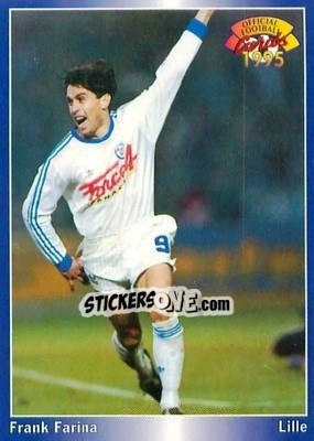 Sticker Frank Farina - U.N.F.P. Football Cards 1994-1995 n. 188 - Panini