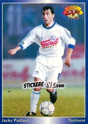Figurina Jacky Paillard - U.N.F.P. Football Cards 1994-1995 - Panini