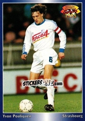 Sticker Yvon Pouliquen - U.N.F.P. Football Cards 1994-1995 n. 192 - Panini