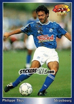 Sticker Philippe Thys - U.N.F.P. Football Cards 1994-1995 - Panini