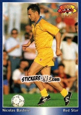 Sticker Nicolas Bastere - U.N.F.P. Football Cards 1994-1995 n. 201 - Panini