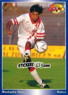 Sticker Mustapha Hadji - U.N.F.P. Football Cards 1994-1995 n. 203 - Panini