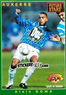 Sticker Alain Goma - U.N.F.P. Football Cards 1994-1995 - Panini