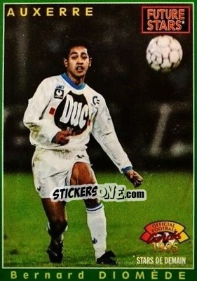 Sticker Bernald Diomede - U.N.F.P. Football Cards 1994-1995 - Panini