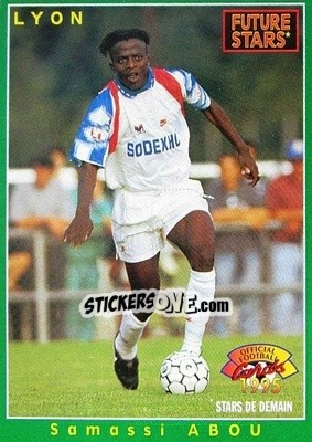Sticker Samassi Abou - U.N.F.P. Football Cards 1994-1995 n. 211 - Panini