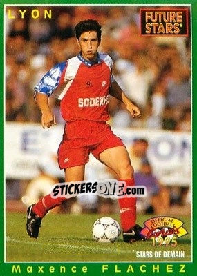 Sticker Maxence Flachez - U.N.F.P. Football Cards 1994-1995 n. 212 - Panini