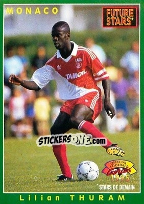 Sticker Lilian Thuram - U.N.F.P. Football Cards 1994-1995 - Panini