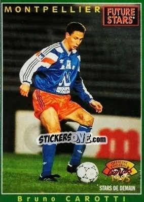 Sticker Bruno Carotti - U.N.F.P. Football Cards 1994-1995 n. 214 - Panini