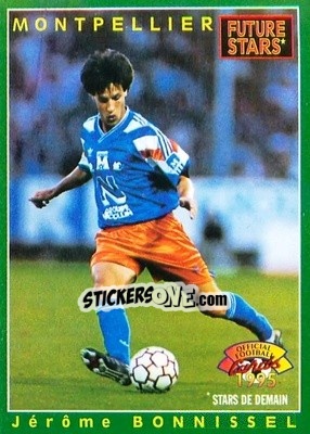 Sticker Jerome Bonnissel - U.N.F.P. Football Cards 1994-1995 n. 215 - Panini