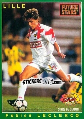 Sticker Fabien Leclercq - U.N.F.P. Football Cards 1994-1995 n. 224 - Panini