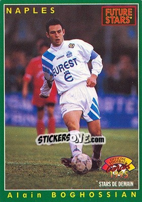 Figurina Alain Boghossian - U.N.F.P. Football Cards 1994-1995 - Panini