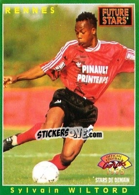 Cromo Sylvain Wiltord - U.N.F.P. Football Cards 1994-1995 - Panini