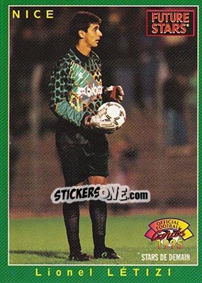 Figurina Lionel Letizi - U.N.F.P. Football Cards 1994-1995 - Panini