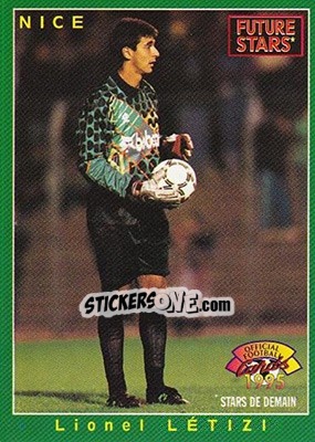 Sticker Lionel Letizi - U.N.F.P. Football Cards 1994-1995 n. 232 - Panini