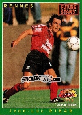 Figurina Jean-Luc Ribar - U.N.F.P. Football Cards 1994-1995 - Panini